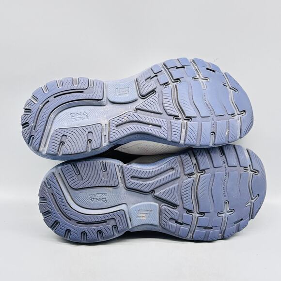 Brooks Shoes Womens 8.5 White Navy Pink Ghost 15 Road Running Athletic Sneakers - Picture 8 of 10